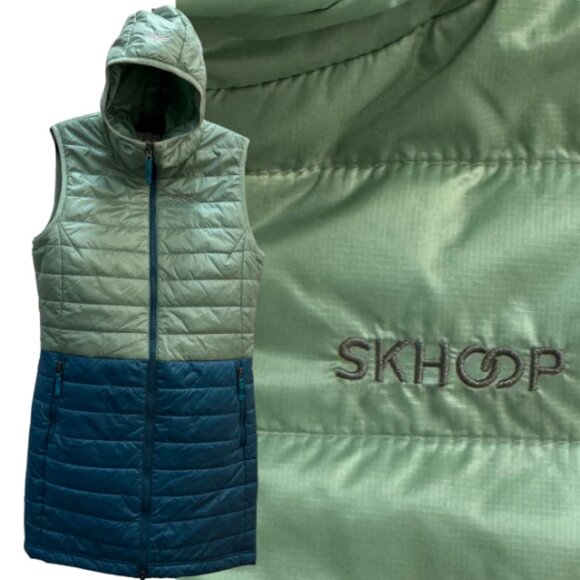 Skhoop Jackets & Blazers - NEW Skhoop Long Vest with Hood  Size Small